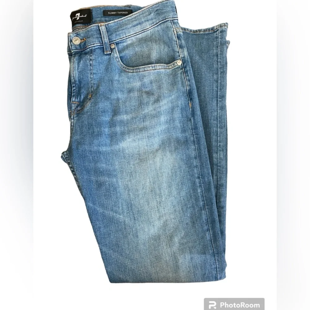 7 for All Mankind | Men’s Slimmy Denim Jeans Size 34 - Picture 2 of 7